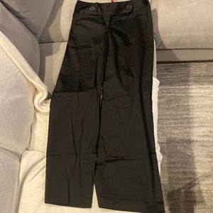 5148 black wide-legged black pants size 4